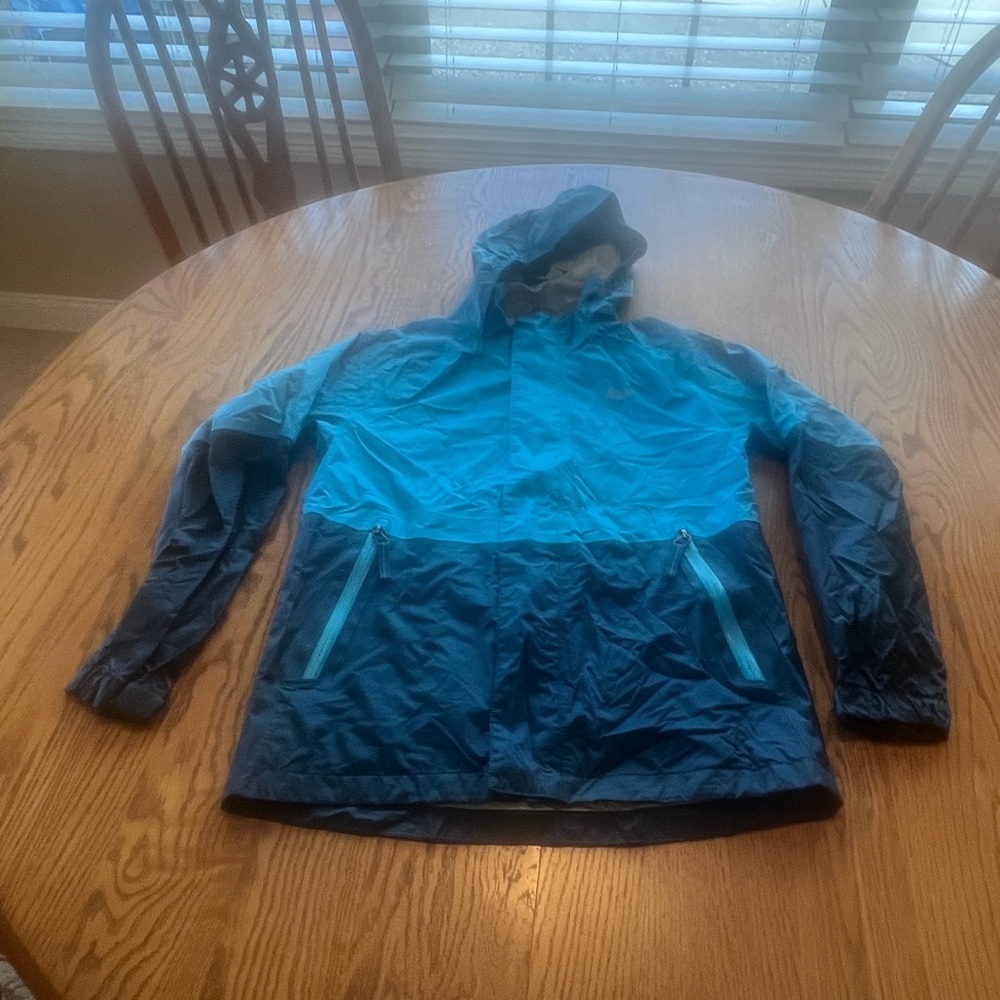 REI CO-OP Rainwall Rain Jacket Kids Size Medium 10/12 Boys Girls Unisex Blue